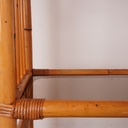 Etagère bambou/verre vintage