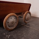 Chariot en bois vintage