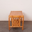 Table basse bambou vintage