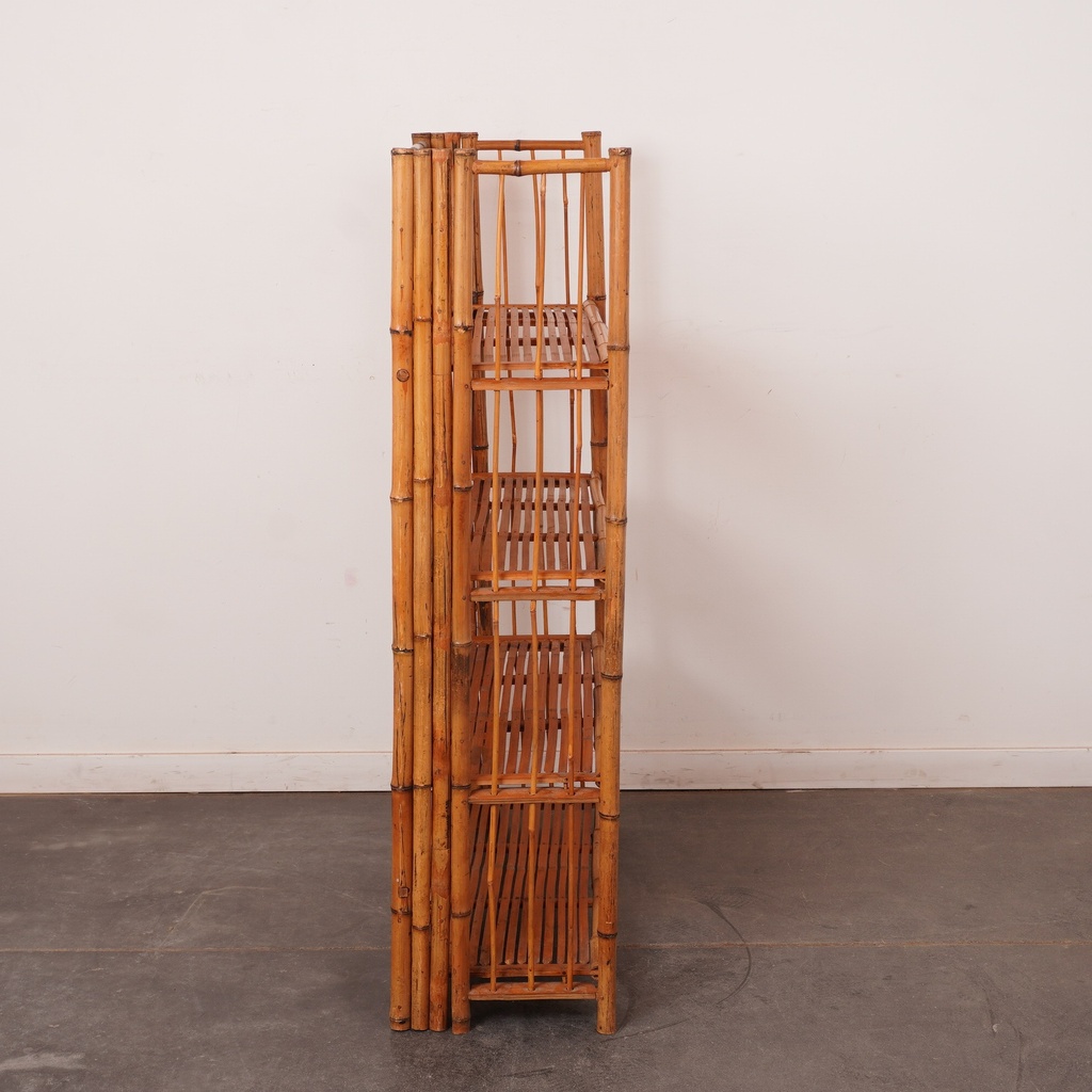 Etagère en bambou pliable vintage