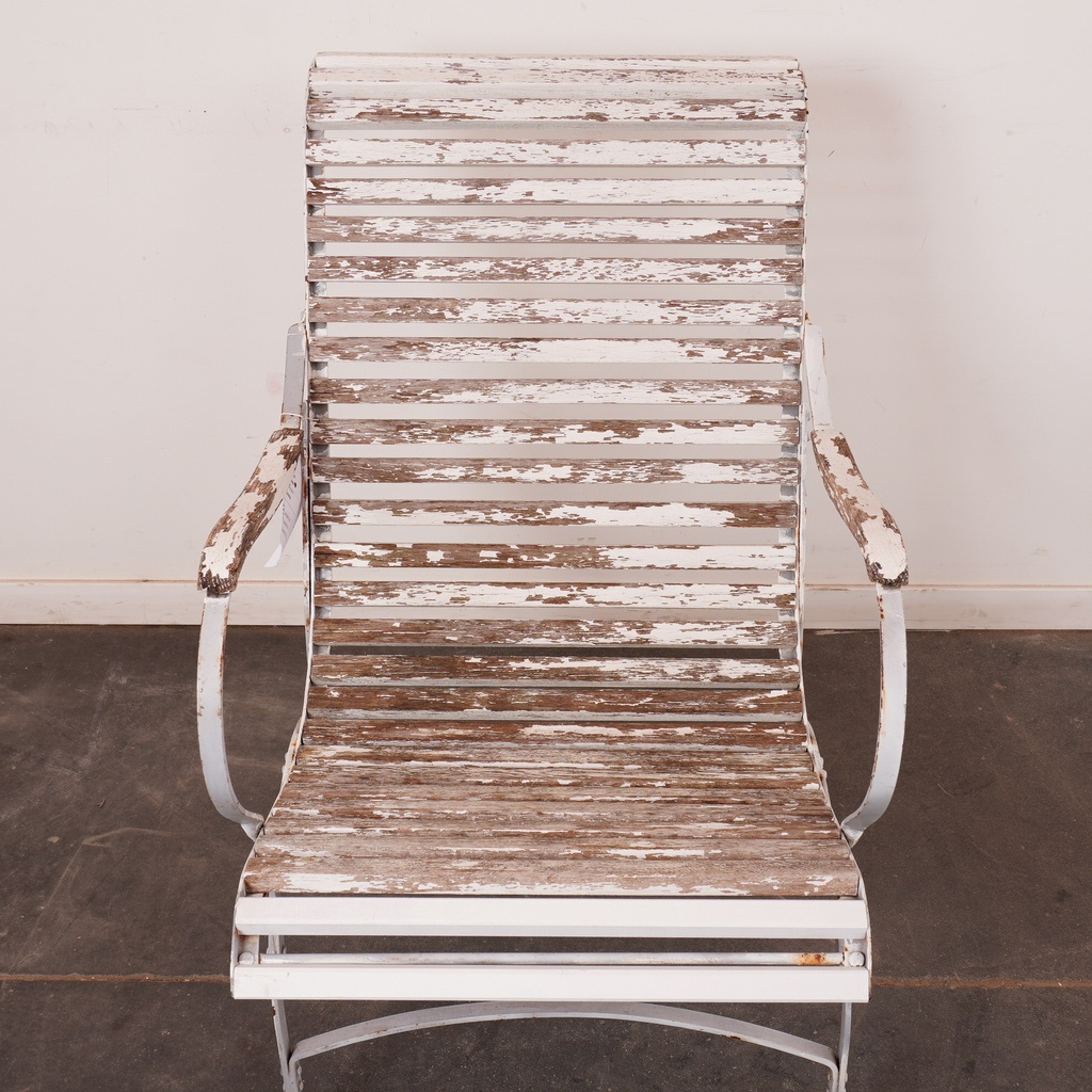 Paire fauteuils de jardin