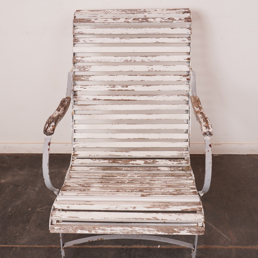 Paire fauteuils de jardin