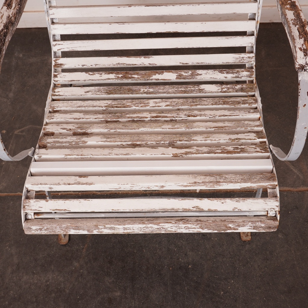 Paire fauteuils de jardin