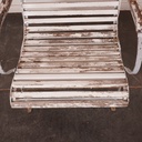 Paire fauteuils de jardin