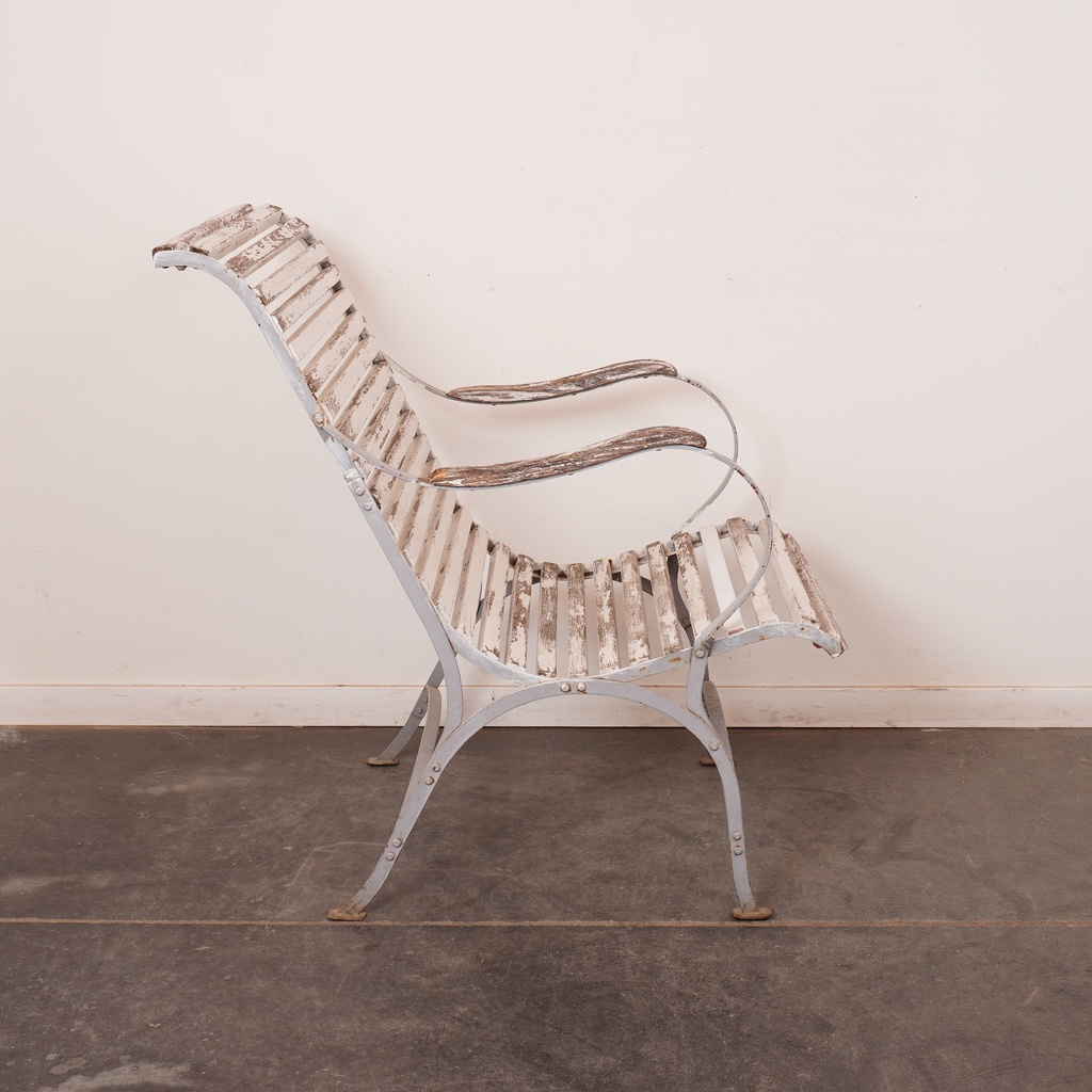 Paire fauteuils de jardin