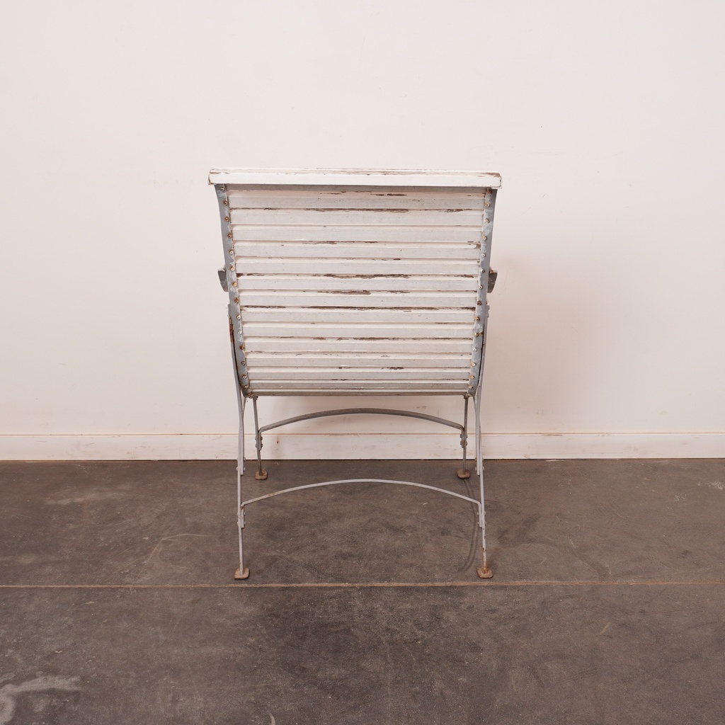 Paire fauteuils de jardin