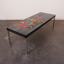 Table basse carreaux céramique vintage