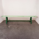 Banc en bois peint