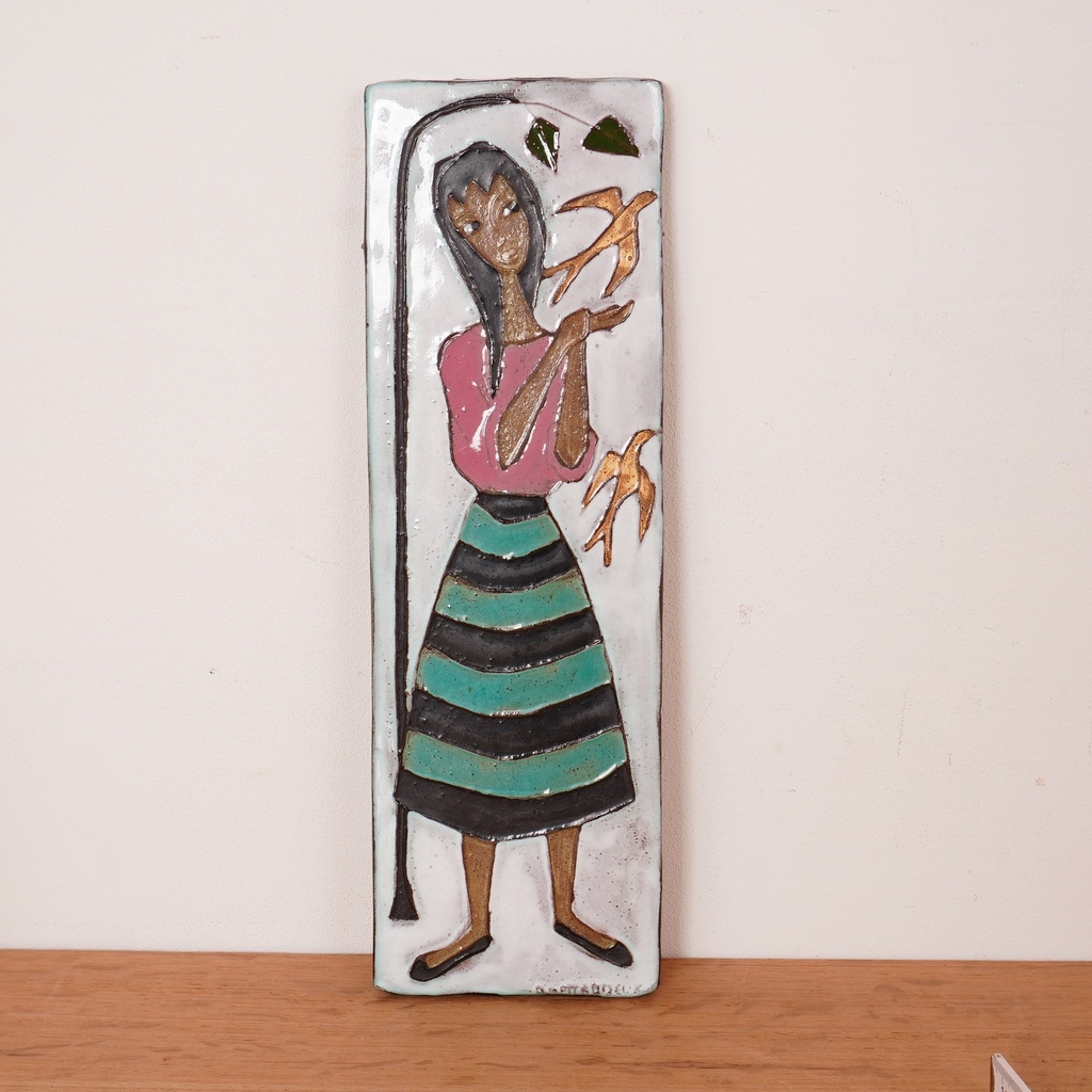 Paire de céramiques murales O. Dijeux