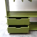 Meuble étagère bois peint
