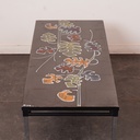Table basse carreaux céramique vintage