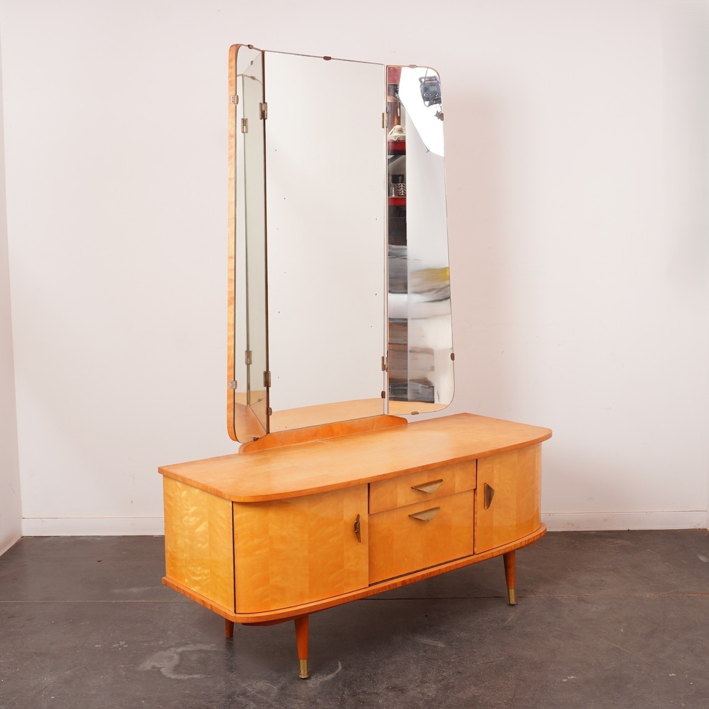 Meuble coiffeuse vintage