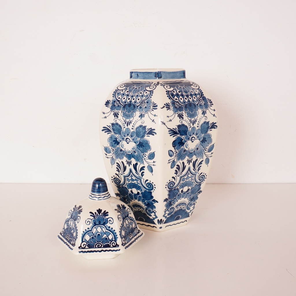 Potiche en faïence Blauw DELFTS