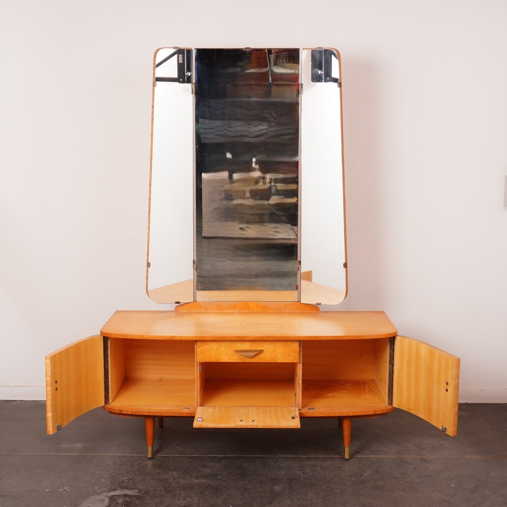 Meuble coiffeuse vintage