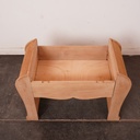 Tabouret bois aérogommé