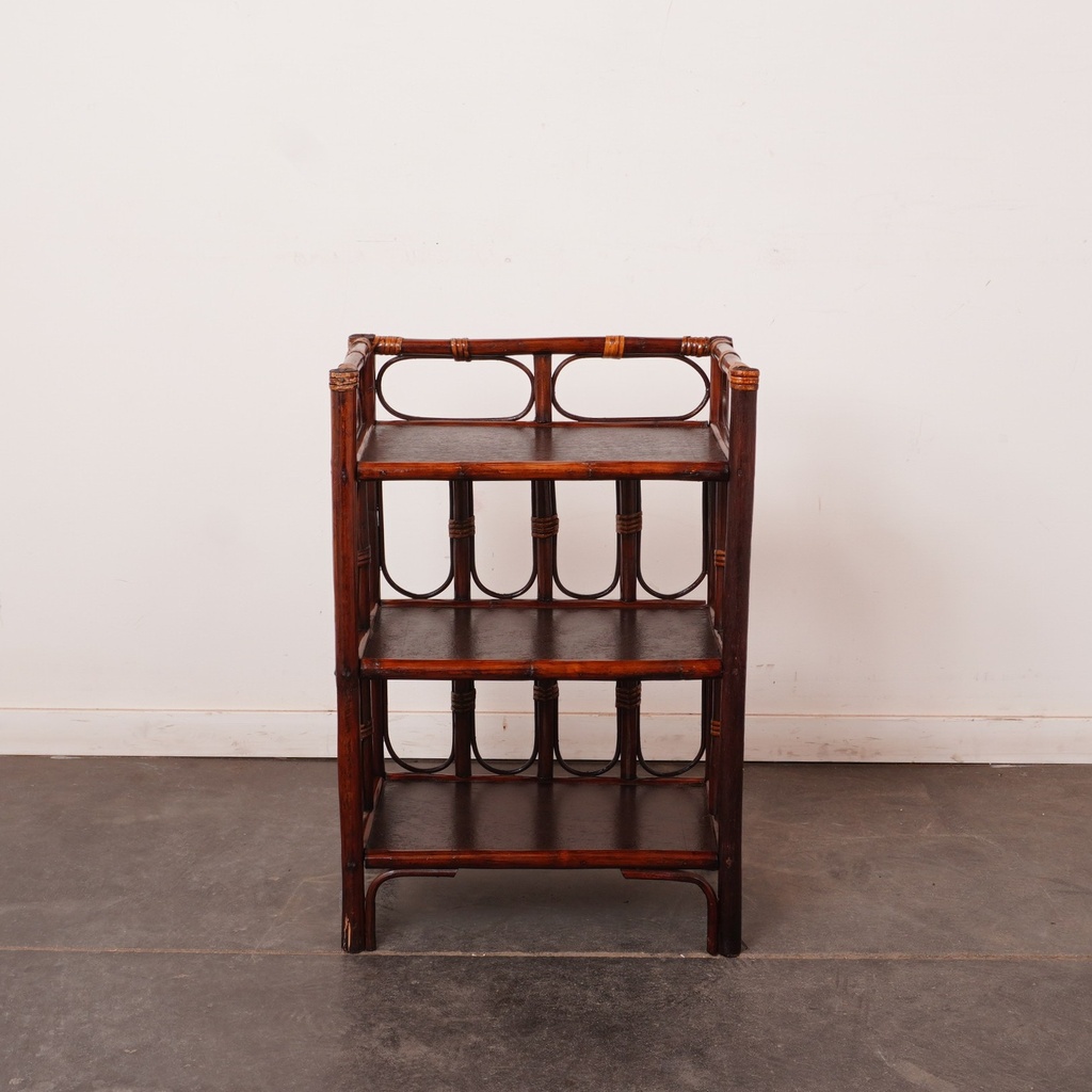 Etagère en bambou vintage