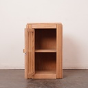 Paire de vitrines bois aérogommé