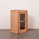 Paire de vitrines bois aérogommé