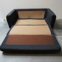 Canapé convertible en tissu