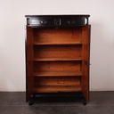 Meuble 2 portes en bois peint