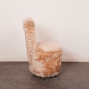 Fauteuil coffre "moumoute" 70'