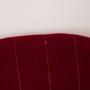 Fauteuil club velours vintage