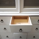 Meuble 2 corps bois peint
