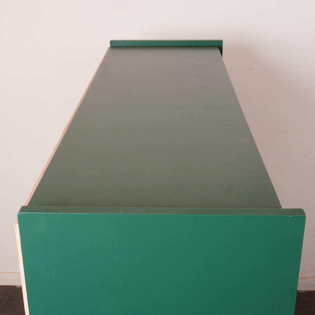 Meuble buffet bois peint vintage