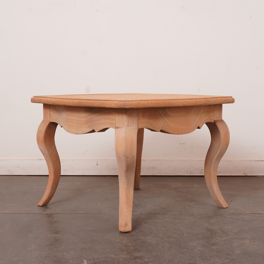 Table basse bois aérogommé