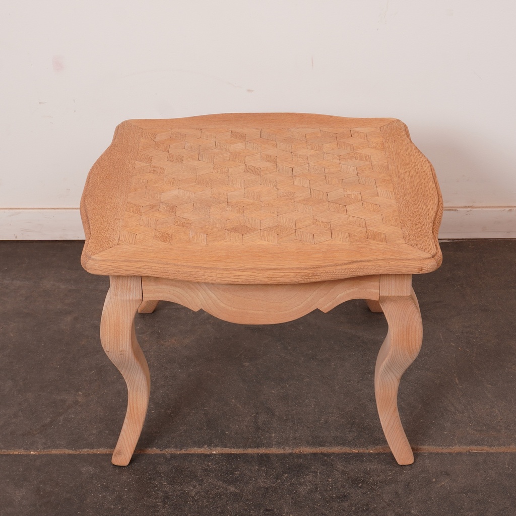 Table basse bois aérogommé