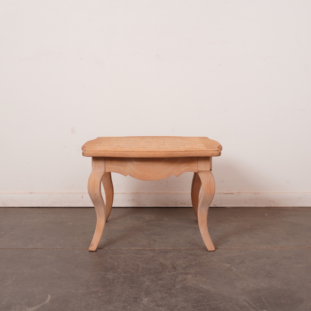 Table basse bois aérogommé