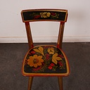 Paire de chaises Khokhloma vintage