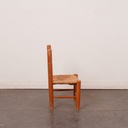 Chaise enfant bois vintage