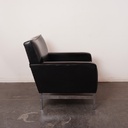 Paire de fauteuils simili vintage