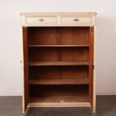 Meuble 2 portes en bois peint