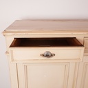 Meuble 2 portes en bois peint