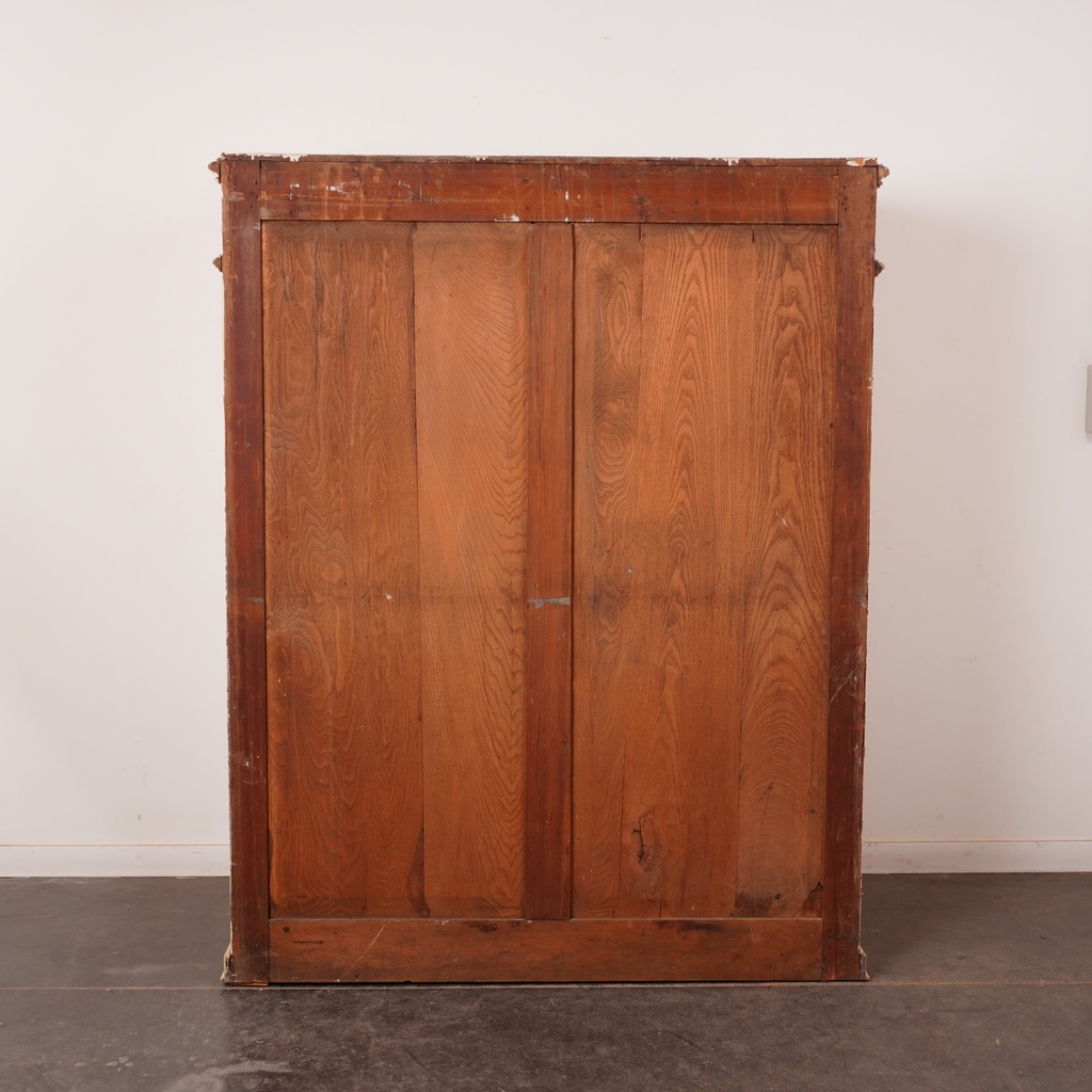 Meuble 2 portes en bois peint