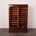 Meuble classeur à rideau vintage