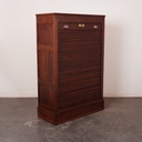 Meuble classeur à rideau vintage