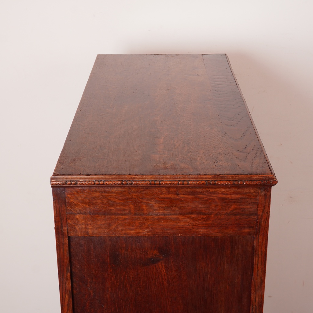 Meuble classeur à rideau vintage