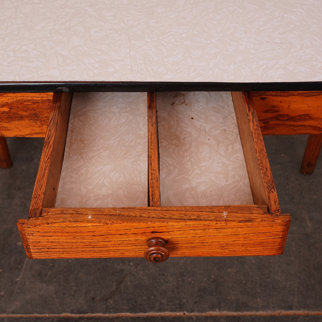 Table bois/formica vintage