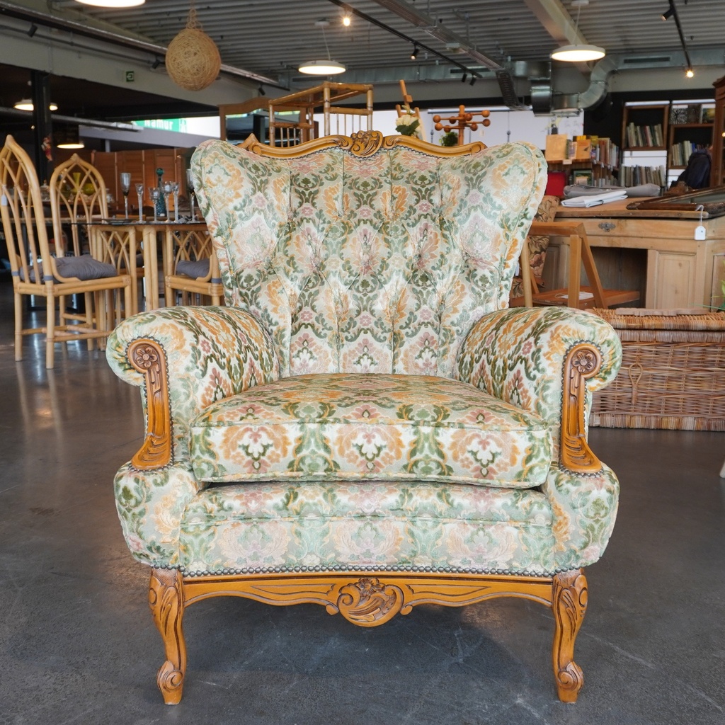 Paire de fauteuils style Louis XV