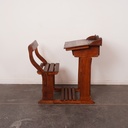 Bureau enfant en bois vintage