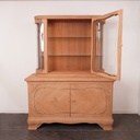 Meuble vitrine bois aérogommé