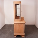 Meuble vitrine bois aérogommé