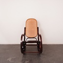Rocking chair bois courbé vintage