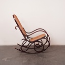 Rocking chair bois courbé vintage