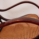 Rocking chair bois courbé vintage