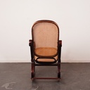 Rocking chair bois courbé vintage