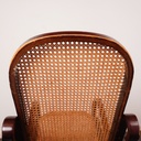 Rocking chair bois courbé vintage